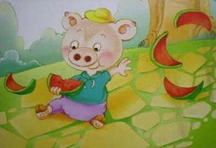 小猪吃瓜总结点,趣味盎然的童年趣事